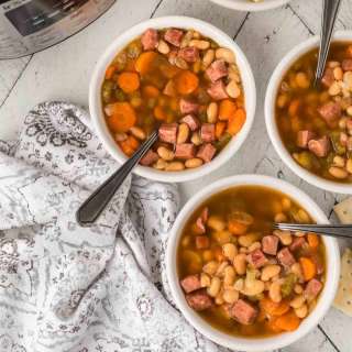 Instant Pot Ham and Bean Soup