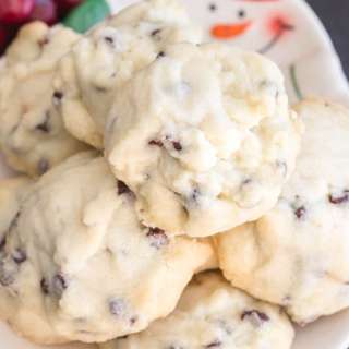 Easy Chocolate Chip Whipped Shortbread