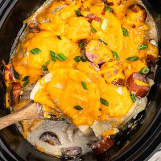 Crockpot Pierogi Casserole