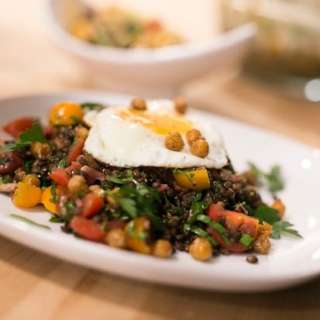 BLT (Bacon, Lentil & Tomato) Salad
