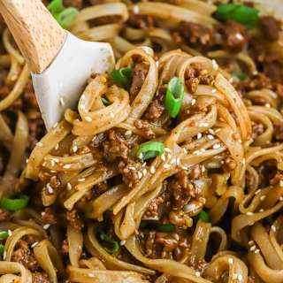 Mongolian Beef and Noodles