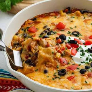Chicken Enchilada Skillet
