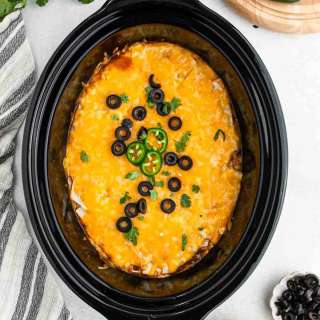Crock Pot Chicken Enchiladas