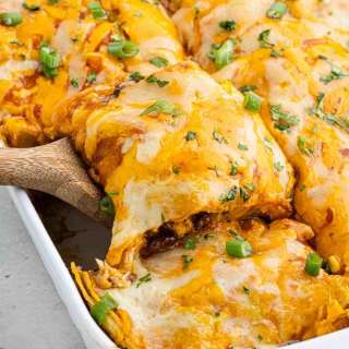 Easy Chicken Enchilada Casserole