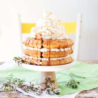 Maple Multigrain Waffle Cake
