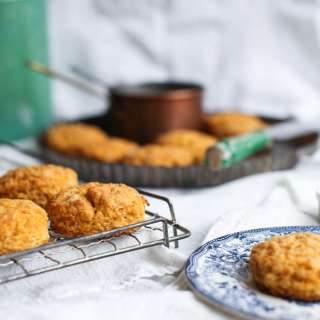 Sweet Potato Biscuits with Red Lentils
