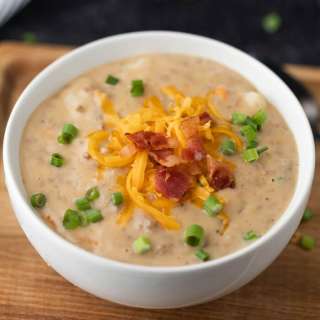 Instant Pot Cheeseburger Soup Recipe