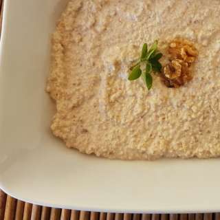 Pasta with walnut sauce from Liguria.
