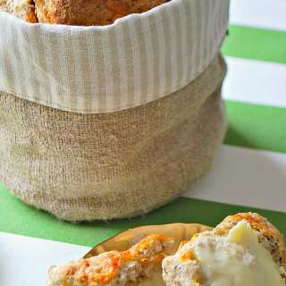 Cheesy Irish Soda Scones