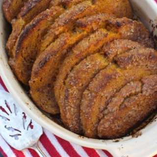 Baked Pull-Apart Pumpkin French Toast