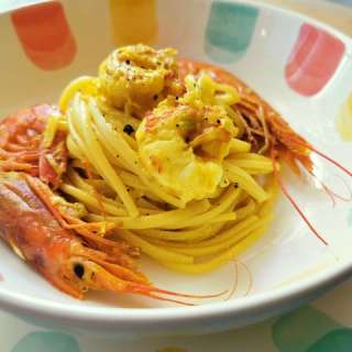 Creamy Italian Prawn Saffron Linguine