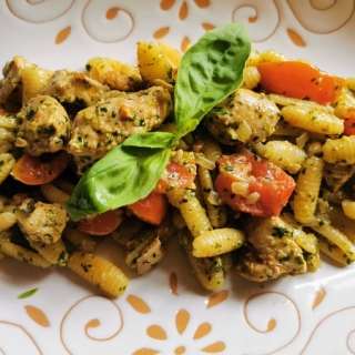 Tuna and Pesto Malloreddus (Sardinian gnocchi alla Carlofortina)