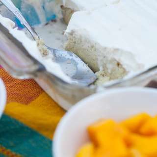 Coconut Cinnamon Tres Leches Cake with Mexican Vanilla Whipped Cream