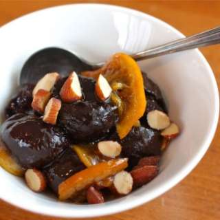 Stewed Prunes with Citrus & Cinnamon