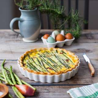 Asparagus and Bacon Quiche