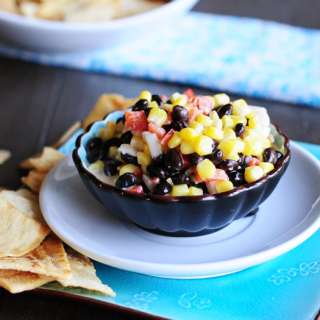 Creamy Black Bean and Corn Salsa