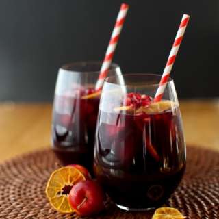Winter Sangria with citrus & pomegranate