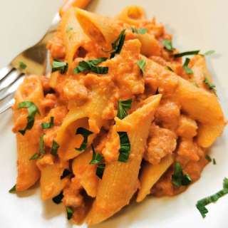 Creamy Pancetta Pasta del Maresciallo.