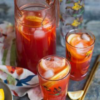 Apple Cider, Raspberry & Tonic Mocktail