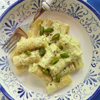 Sicilian ricotta and pistachio pasta