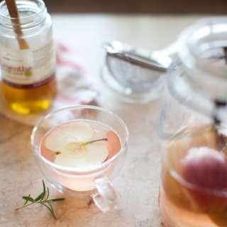 Roasted Apple Rosemary Tisane