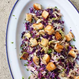 Roasted Cabbage Salad