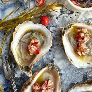 Fresh Cranberry Mignonette
