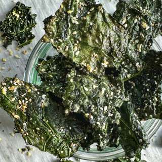 Extra Crunchy Lacinato Kale Chips