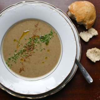 Coconut Curried Green Lentil Soup