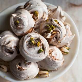 Chocolate Swirl Meringue Cookies