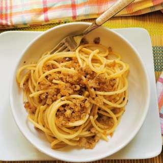 Pasta with breadcrumbs recipe from Basilicata