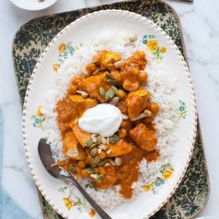 Simple Butter Chicken with Chickpeas