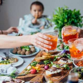 Kombucha Campari Spritz