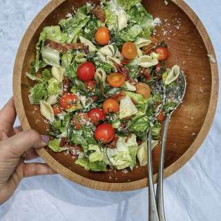 BLT Caesar Pasta Salad
