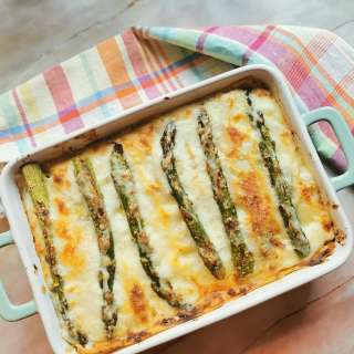 Asparagus Lasagna (Lasagne agli Asparagi).