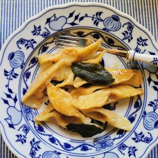 Scarpinocc di Parre a unique filled pasta.