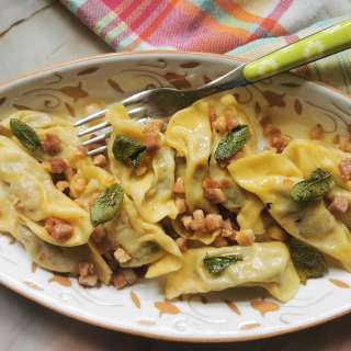 Casoncelli pasta (casonsei) from Lombardy.
