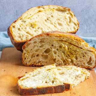 Rosemary Garlic Sourdough Bread
