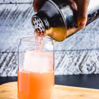 Italian Margarita -Tequila, Orange, And Campari Cocktail