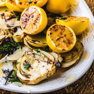 Grilled Fennel Salad With Shaved Parmesan
