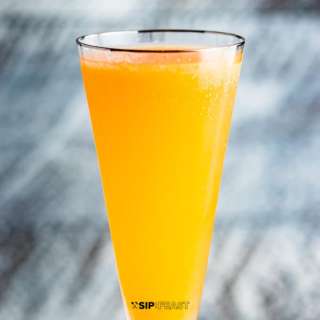 Next Level Peach Bellini with Grapefruit Rose Vodka