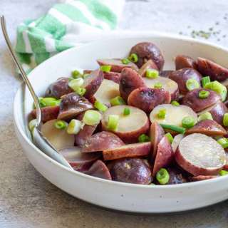 French Purple Potato Salad