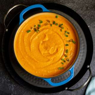 Roasted Kabocha Squash Soup
