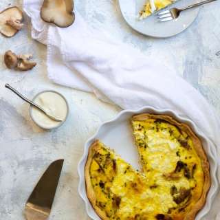 Mushroom Quiche