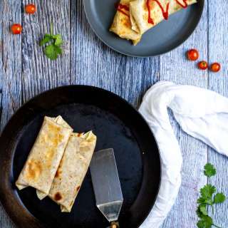 Refried Bean Burritos (Camp Stove Recipe)