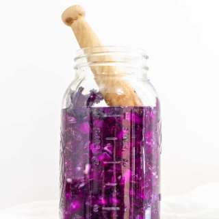 Red Cabbage Sauerkraut