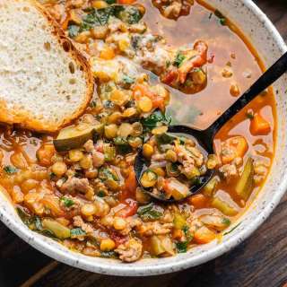Sausage and Lentil Soup