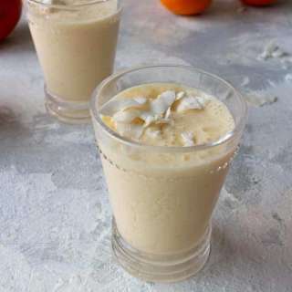 Orange Smoothie with Kefir Milk