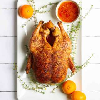 Slow-Roasted Duck with Sweet + Sour Sauce