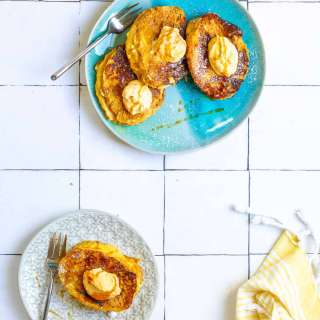 Pumpkin Stuffed French Toast